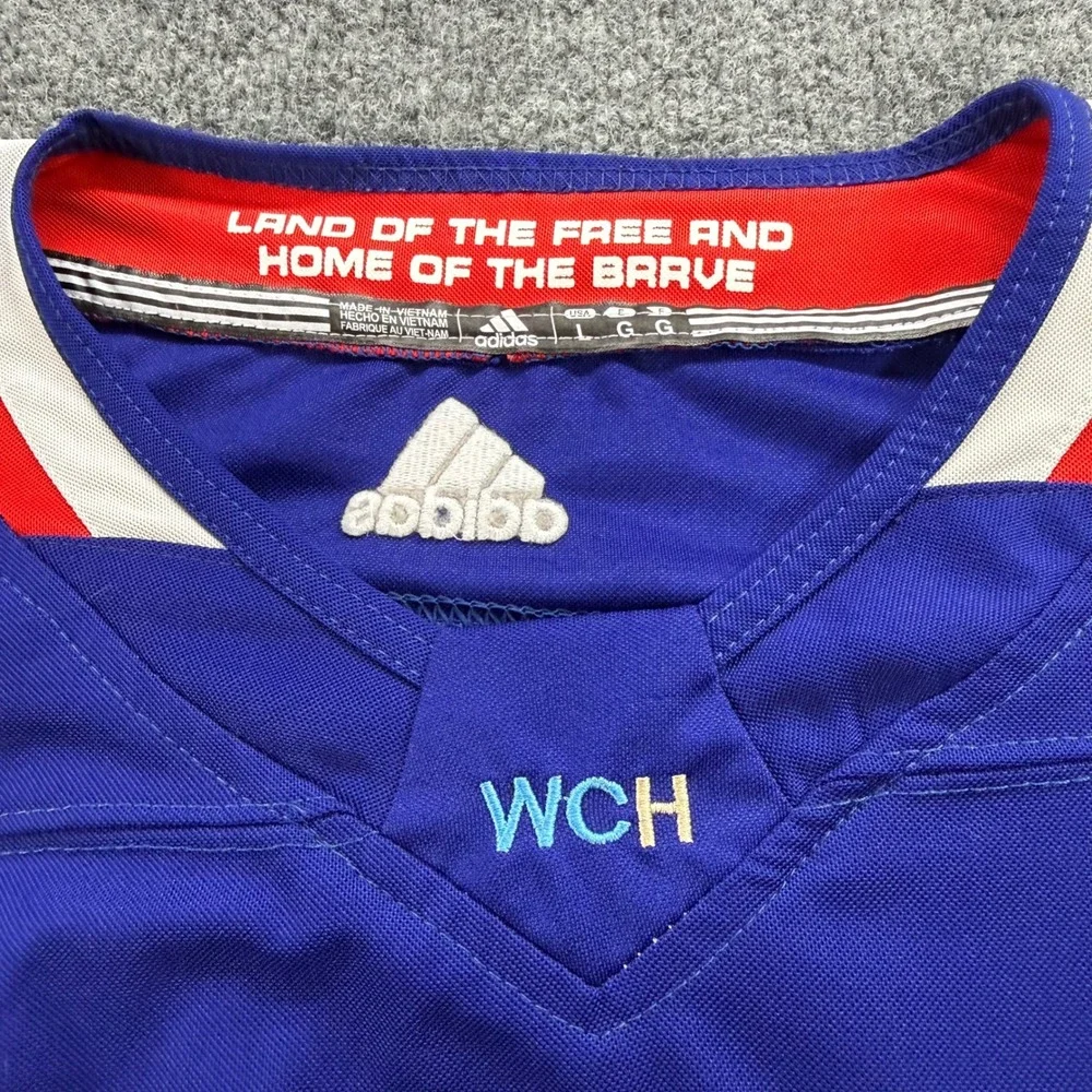 Adidas USA Hockey Jersey Patrick Kane 88 2016 World Cup WCH Blue Mens Large L